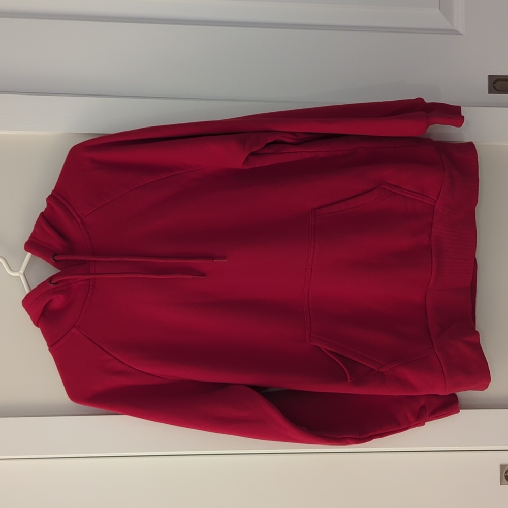 Zenana Hoodie Sweatshirt Red Size S